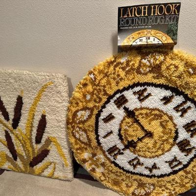 Latch hook rugs