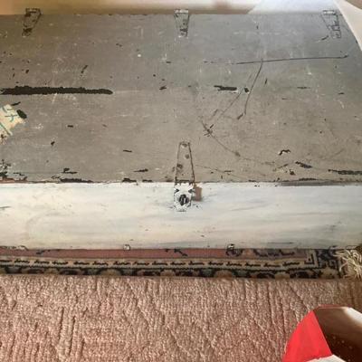Vintage storage trunk