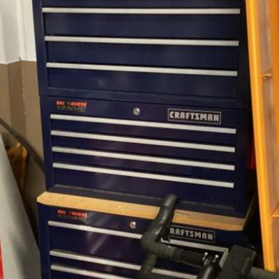 Sale Photo Thumbnail #5: Craftsman stackable tool chest 3 units