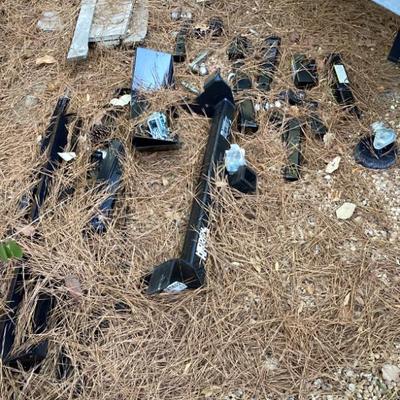 Sale Photo Thumbnail #178: Foldable utility trailer assembly parts