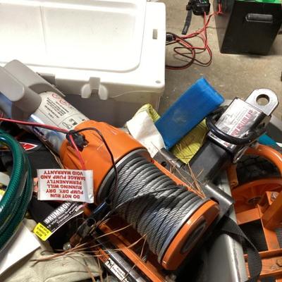 Sale Photo Thumbnail #65: Warn works 4700 dc utility winch