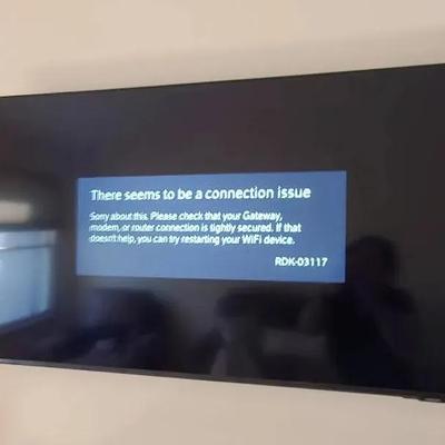 Samsung 43"  Wall Mount TV 