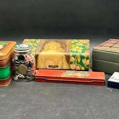 Tins, Boxes and Vintage Trinkets