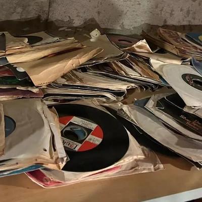 Mystery Lot Of 45s Records