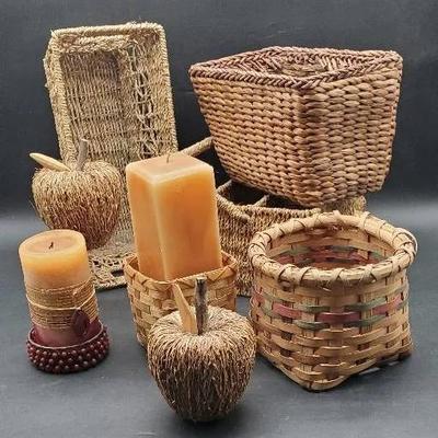Baskets and Candles 