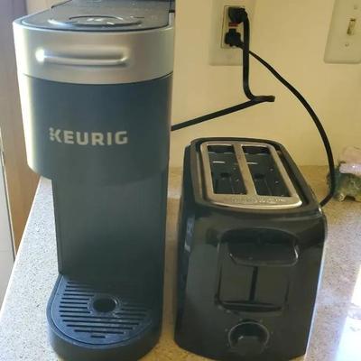 Keurig K Cup and Toastmaster Toaster