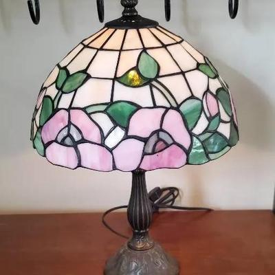 Floral Stained Glass Memory Lamp 