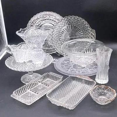 Vintage Cut Glass Pieces 