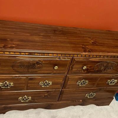Wooden Detailed Dresser