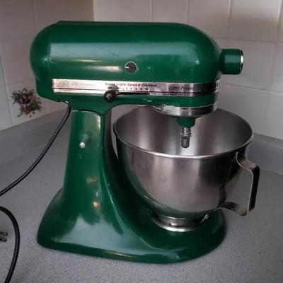 Forest Green Kitchen Aid Stand Mixer
