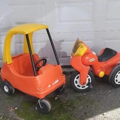 Little Tikes Cozy Coupe and Pedal Trike