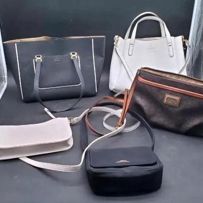 (5) Hand Bags - Nine West, Calvin Klein, Nanette Lepore, Ralph Lauren