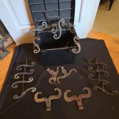 Wrought Iron Shutter Hardware – Moustache & Shutter Dog Designs