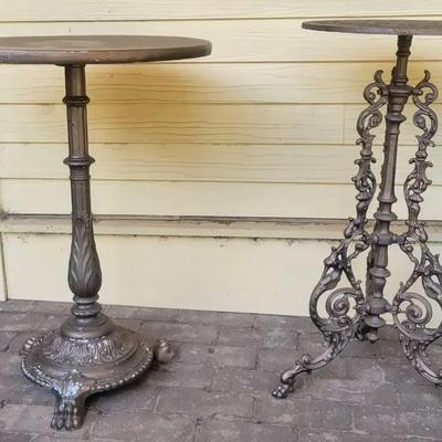 Ornate Metal Accent Tables
