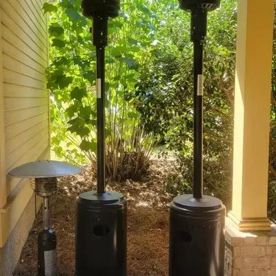 Outdoor Patio Heaters – Two Tall & One Short