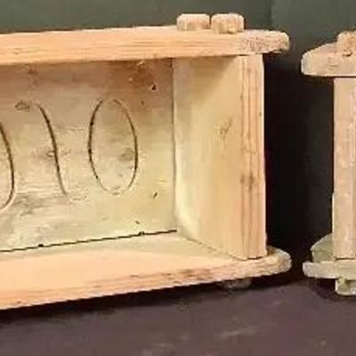 19th Century Wooden Cheese Molds 