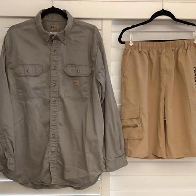 MFS061 Men’s Carhartt Long Sleeved Shirt & Shorts