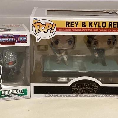 MFS042 Funko Pop! Star Wars & Turtles Of Grayskull Vinyl Figures New
