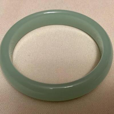 MFS119 Lake Green Jade Bangle Bracelet New 