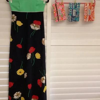 MFS063 Vintage Muumuu Heaven Dress & Pouches