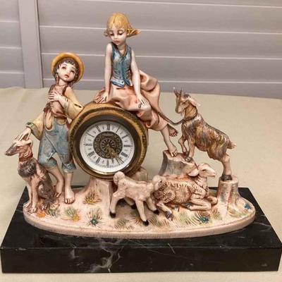 MFS066 Fontanini Depose 1002 Italian Mantel Clock As Is