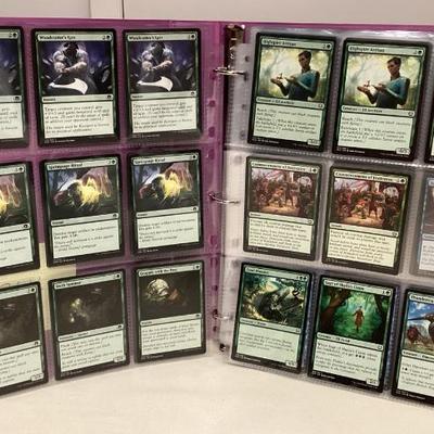 MFS027 Binder Full Of Over 360 Magic The Gathering Trading Cards 