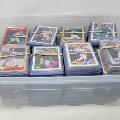 Mystery Bin Of Baseball Cards By Topps, Donruss, And More #6