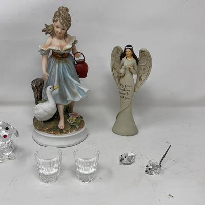 Glass And Porcelain Figurines