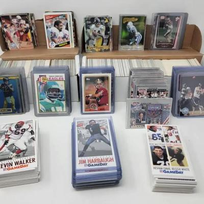 Mystery Lot Of Football Trading Cards By Topps And More