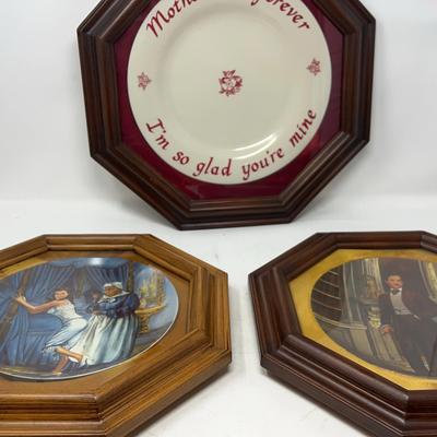 Framed Decorative Plates
