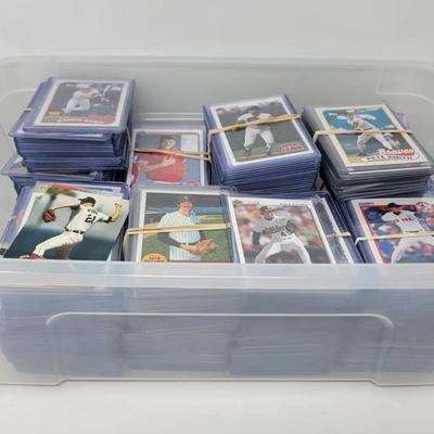 Mystery Bin Of Baseball Cards By Topps, Donruss, And More #7