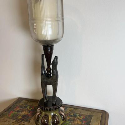 Heavy Candle Holder With Design