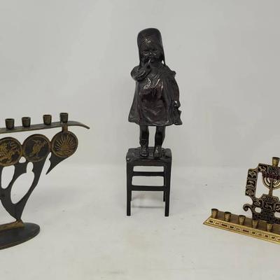 Jewish Tradition and Girl On Chair