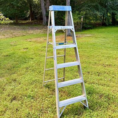 Werner 6-Foot Aluminum Step Ladder – 250 lb