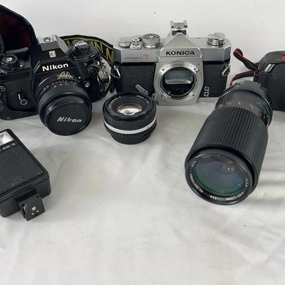 Vintage 35MM Camera Collection