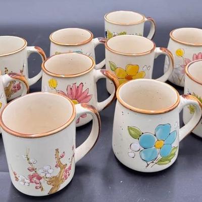 Norleans Floral Ceramic Mugs – Assorted Designs
