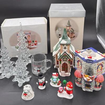 Christmas Decorations – Houses, Trees, and Figurines