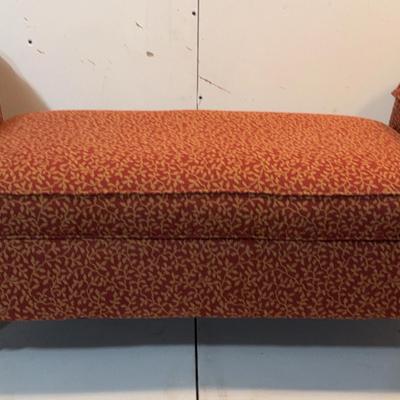 Winged Ottoman Window Bench 