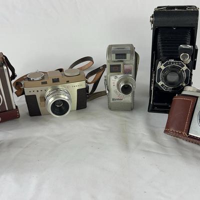 Collection of Vintage Cameras