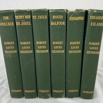 Robert Louis Stevenson Vintage Book Collection