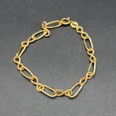 Small 14k Gold Bracelet 