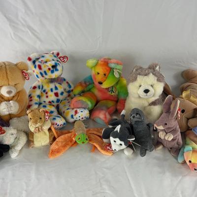 Surprise Collection of TY Beanie Babies & Stuffed Animals