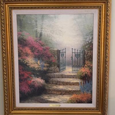 Thomas Kinkade - Garden of Promise - Giltwood Framed Print 