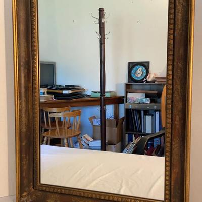 Large Wood Frame Mirror