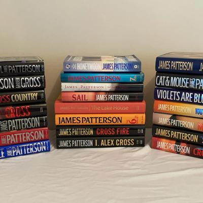 Collection of James Patterson Hardcover & Paperback Books