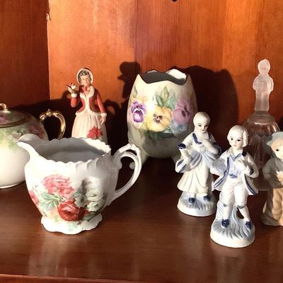 Collection Of Porcelain Bells, Figures & More (12)