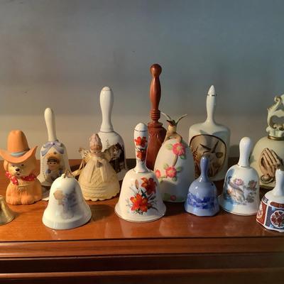 Ceramic & Porcelain Bell Collection (15)