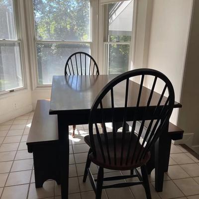 Kitchen Table With Chairs And Benches