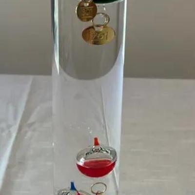 Galileo 5 Globe Glass Thermometer 