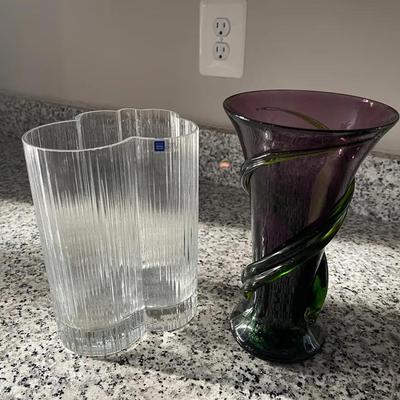 Fine Handblown Glass Vases
